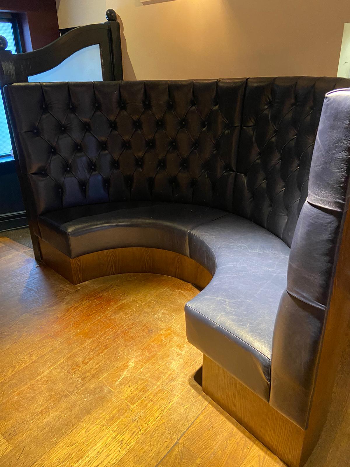 Curved Booth Seating