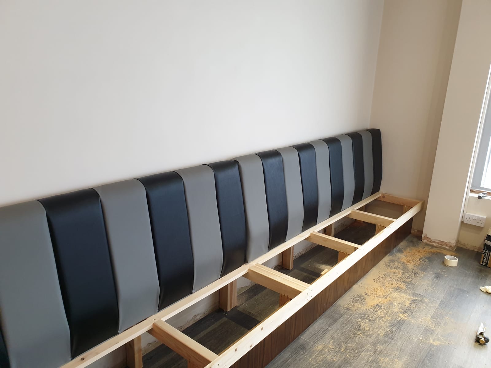 Fluted Back Coffee shop Seating