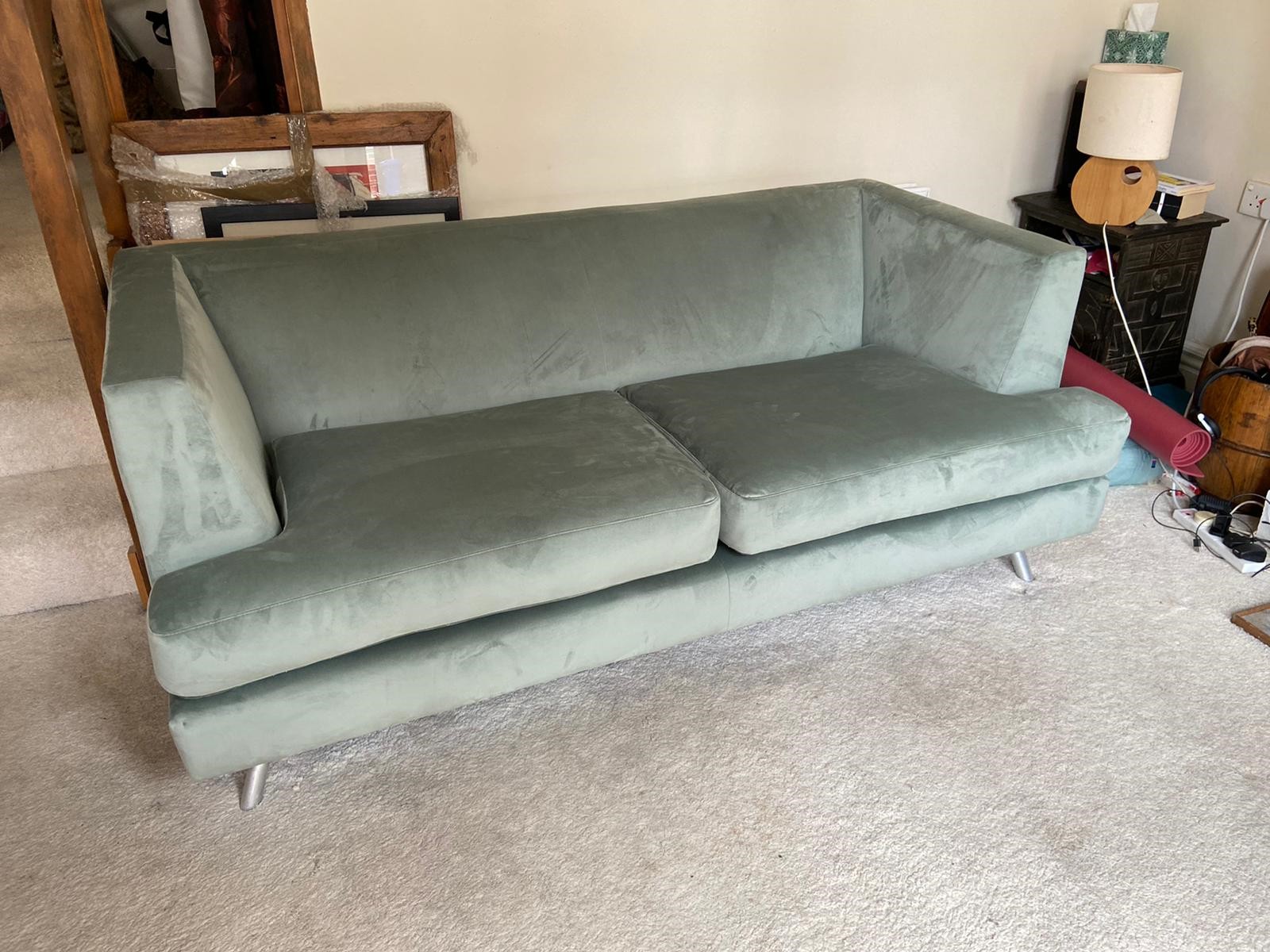 Light Green velvet Sofa